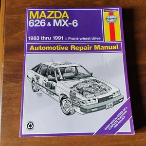 Haynes Mazda 626 & MX-6 1983-1991 Front Wheel Drive Automotive Repair Manual